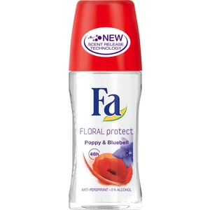 Roll-on Floral Protect Poppy & Bluebell 50ml