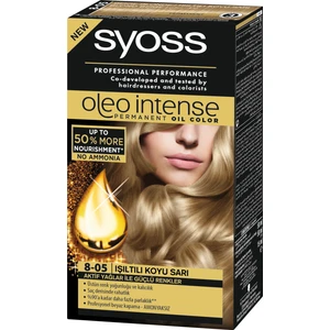 Oleo Intense Color 8-05 Işıltılı Koyu Sarı 50 Ml