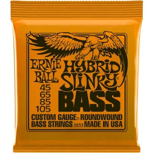 Ernie Ball P02833 Hybrid Slinky Nickel 45-105 (4 Telli) Bas Gitar Teli