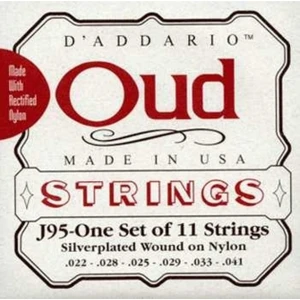 Daddario  Ej95S Ud Teli Set Silverplated Wound Kumlu