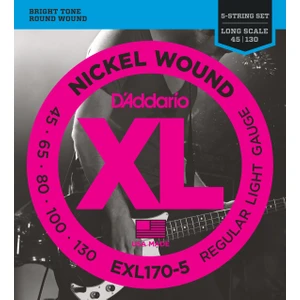EXL170-5 Long Scale 5 Telli Bas Gitar Teli (45-130)