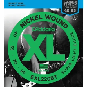 Nickel Wound Super Light Set Bas Gitar Teli (40-95)
