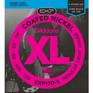 Daddarıo Exp170-5  Bas Tel Set5 Telli 045 Coated