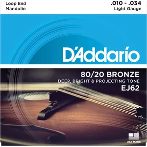 Daddarıo Ej62 Mandolin Teli Set 8020 Bronze: Ej62