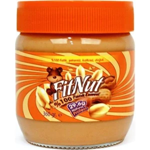 Fitnut Doğal Şekersiz Fıstık Ezmesi (Net 360 Gr)