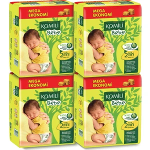 Bebe Bebek Bezi 2 Beden 4'lü Mega Paket 312 Adet