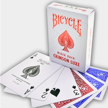 Bicycle Rider back Crimson Luxe Aluminyum Kaplama l magic Fiyat