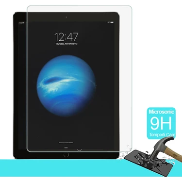 Microsonic Apple iPad Pro 9.7 2017 Kırılmaz Temperli Cam Ekran koruyucu