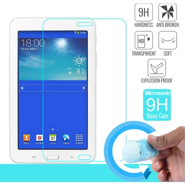 Microsonic Samsung Galaxy Tab 3 lite 7.0 T110 Nano Cam Ekran koruyucu Kırılmaz