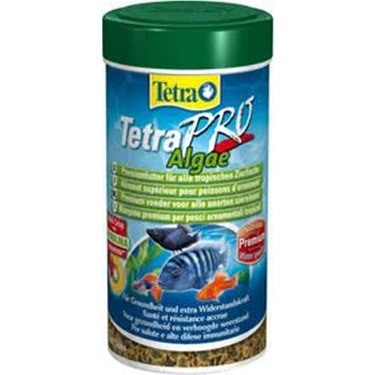 Tetra Pro Algae Crisps Spirulinali Cips Balik Yemi 250