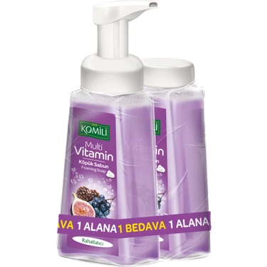 Komili Köpük Sabun Rahatlatıcı 250 ml + 250