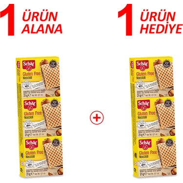 Schar Noccioli Glutensiz Kremalı Fındıklı Gofret 63