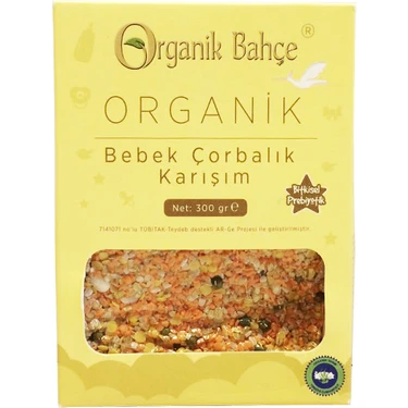 Organik Bahçe Bebek Çorbalık Karışımı 2 Adet x 300