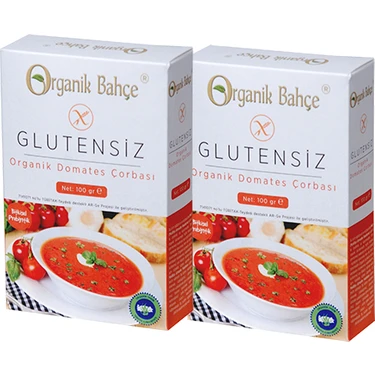 Organik Bahçe Glutensiz Domates Çorbası 2 Adet x 100