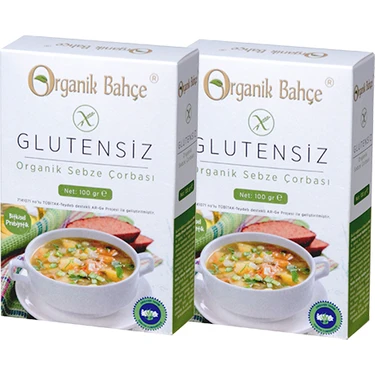 Organik Bahçe Glutensiz Sebze Çorbası 2 Adet x 100