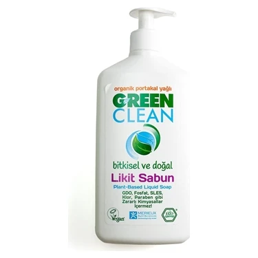 Green Clean Organik Sıvı Sabun Portakallı 500