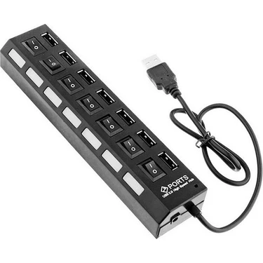 Alfais 4874 7 Port Usb 2.0 Swith Çoklayıcı