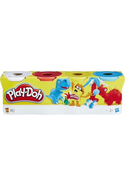 Play-Doh 4'lü Hamur - B6508 Klasik Renkler 448 g