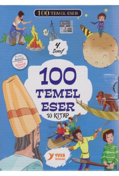 100 Temel Eser 4. Sınıf 10 Kitap Takım