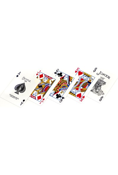 Bicycle Standart Poker İskambil Oyun Kağıdı (2 Tarafı Yazılı Oyun Kartı Mavi)