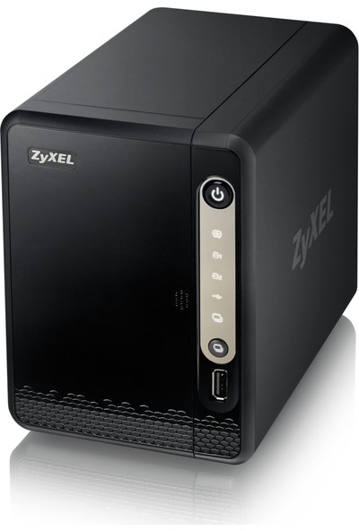 Zyxel NAS326 2-Disk Slotlu 16TB 2.5"/3.5" SATA I/II Harddisk DLNA myZyxelcloud DDNS ISCSI Destekli Uzaktan Yönetilebilir Ağ Veri Depolama Cihazı