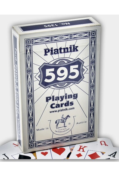 Piatnik Oyun Kağıdı Mavi Oyun Kağıdı