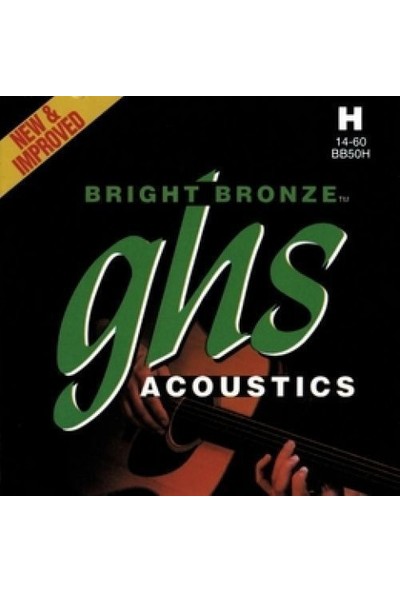 Ghs Strings Bb50H Bright Bronze 14-60 Heavy - Akustik Gitar Teli