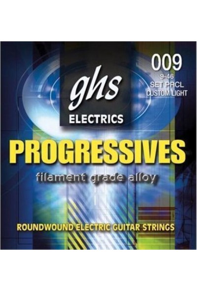 Ghs Strings Prcl Progressives 09-46 Custom Light - Elektro Gitar Teli