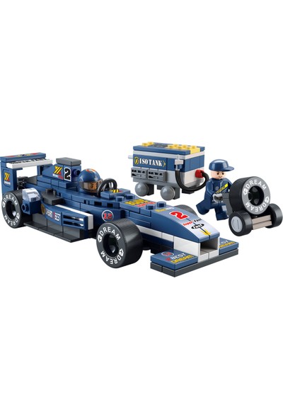 Sluban Formula Mavi Şimşek Yarış Arabası 9439