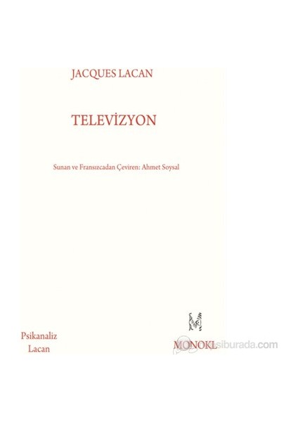 Televizyon - Jacques Lacan