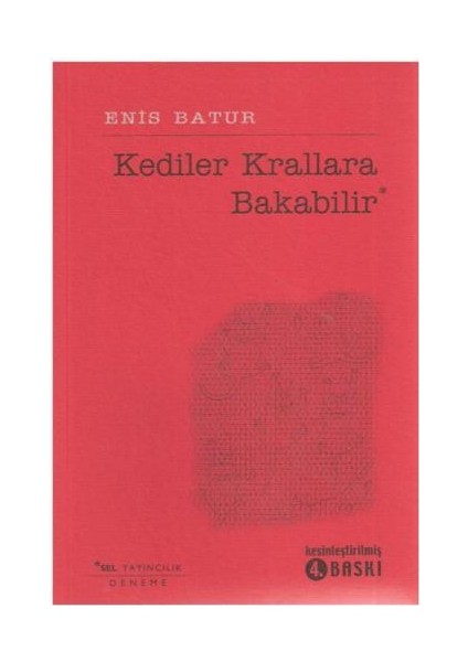 Kediler Krallara Bakabilir - Enis Batur