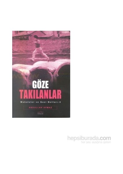 Göze Takılanlarmakaleler Ve Gezi Notları -4-Abdullah Aymaz