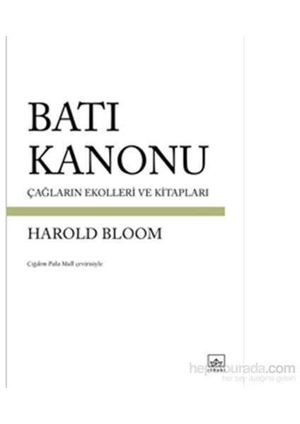 Batı Kanonu - Harold Bloom