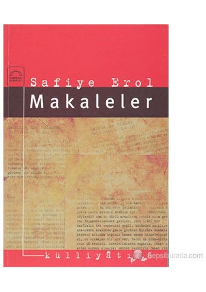 Makâleler-Safiye Erol