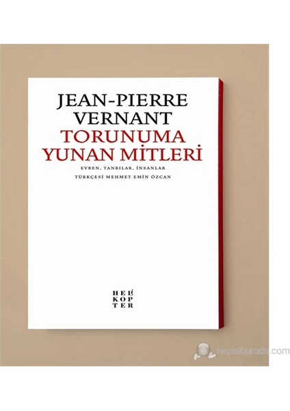 Torunuma Yunan Mitleri - Evren, Tanrılar, İnsanlar-Jean-Pierre Vernant