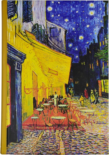 / Van Gogh 14*20 96 Sayfa Sert Kapak 70 Gr. Enzo Lux Çizgili Defter