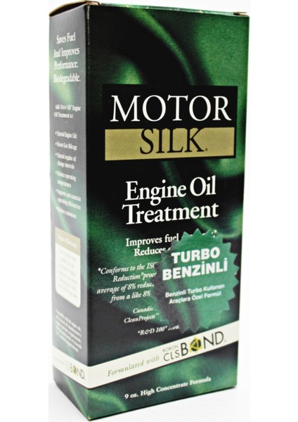 MotorSilk Turbo Benzinli Motorlara Özel Bor İçerikli Yağ Katkısı 425254