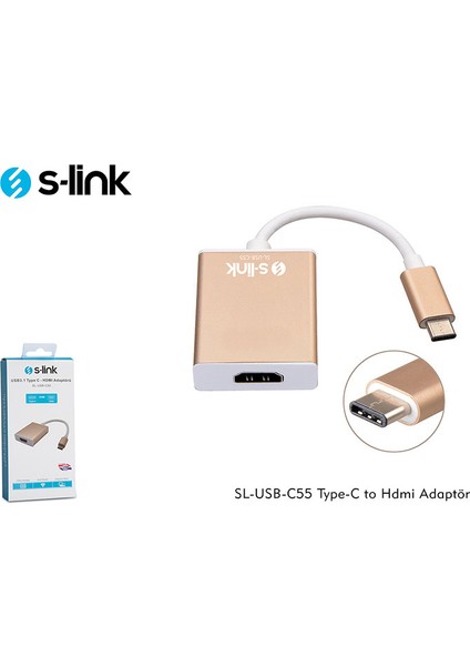 Sl Usb C55 Type C To Hdmi Adaptör