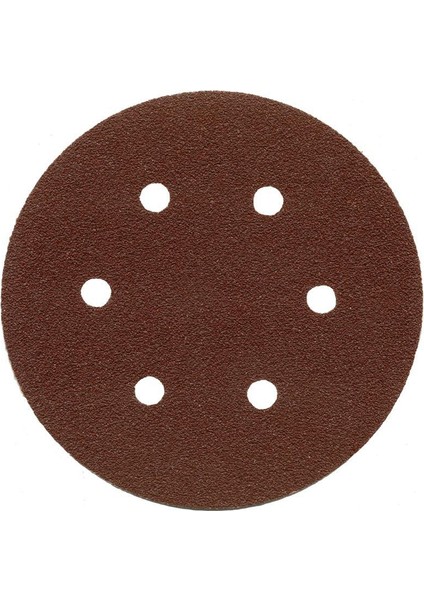 Cırtlı Disk Zımpara Kahverengi Alox 150 mm 240 Kum 10 Adet