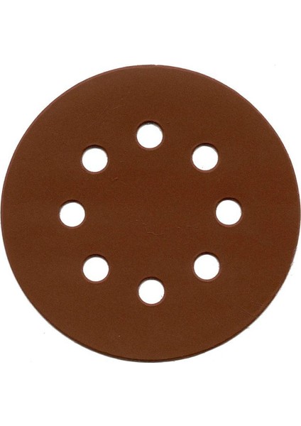 Cırtlı Disk Zımpara Kahverengi Alox 125 mm 360 Kum 10 Adet