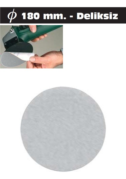 Cırtlı Disk Zımpara Beyaz Alox 180 mm 180 Kum 10 Adet fiyatları