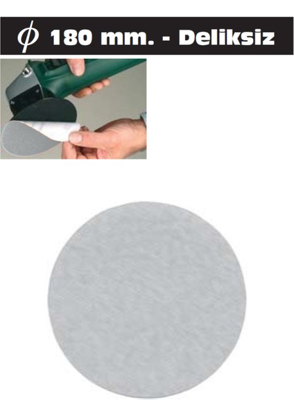 Cırtlı Disk Zımpara Beyaz Alox 180 mm 40 Kum 10 Adet fiyatları