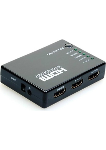 SY-501 5 Port Kumandalı Full HD 1080p Kablosuz HDMI Switch