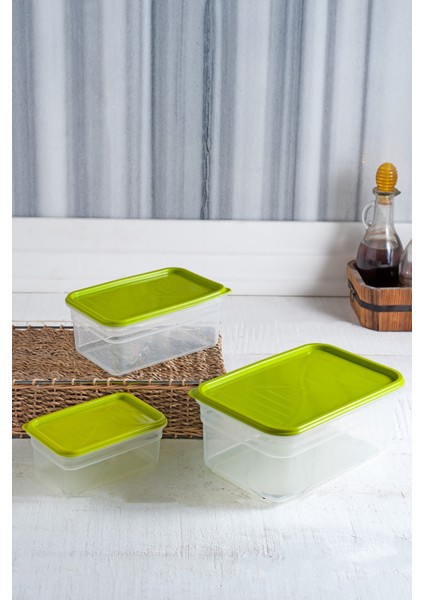 Nefnefhome_Bager Saklama Kabı 3'Lü Set
