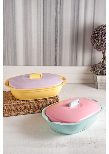 Nefnefhome_Bager 2'li Bellisima Oval Tencere