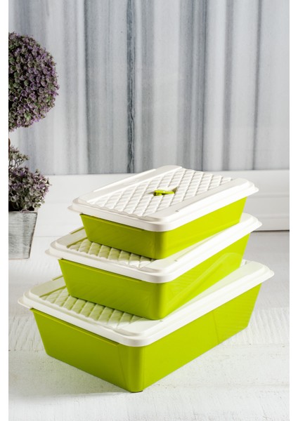 Nefnefhome_Bager Smartlıne Saklama Kabı 4' Lü Set