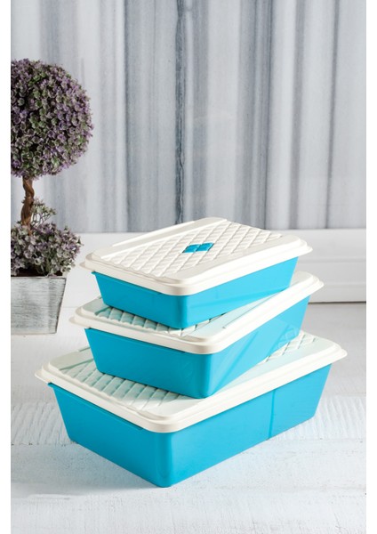 Nefnefhome_Bager Smartlıne Saklama Kabı 4' Lü Set