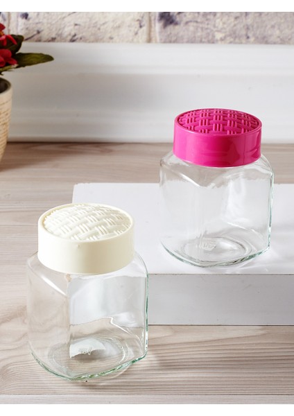 Nefnefhome_Bager 2'li Rattan Saklama Kabı 300 Cc