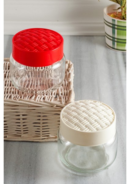 Nefnefhome_Bager 2'li Rattan Kavanoz 400 Cc