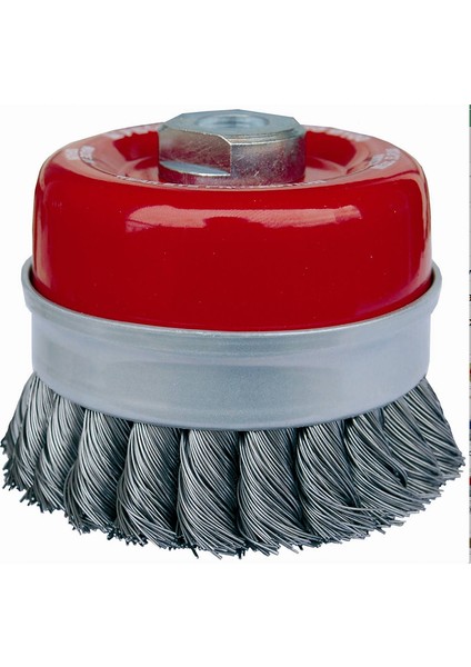 251001Ekm14 Burgulu Çanak Tel Fırça 100 Mm Standart